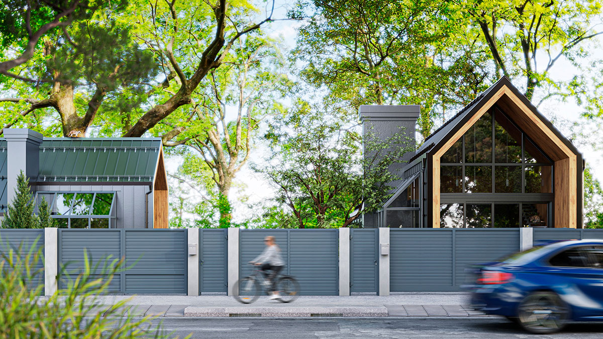 Заполнение жалюзи для въездной группы «Алютех»