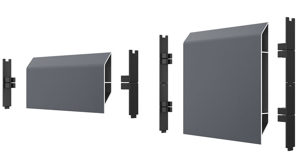 Заполнение жалюзи для въездной группы «Алютех»